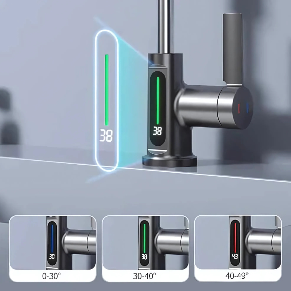 Flexible LED Faucet for Kitchen and Bathroom