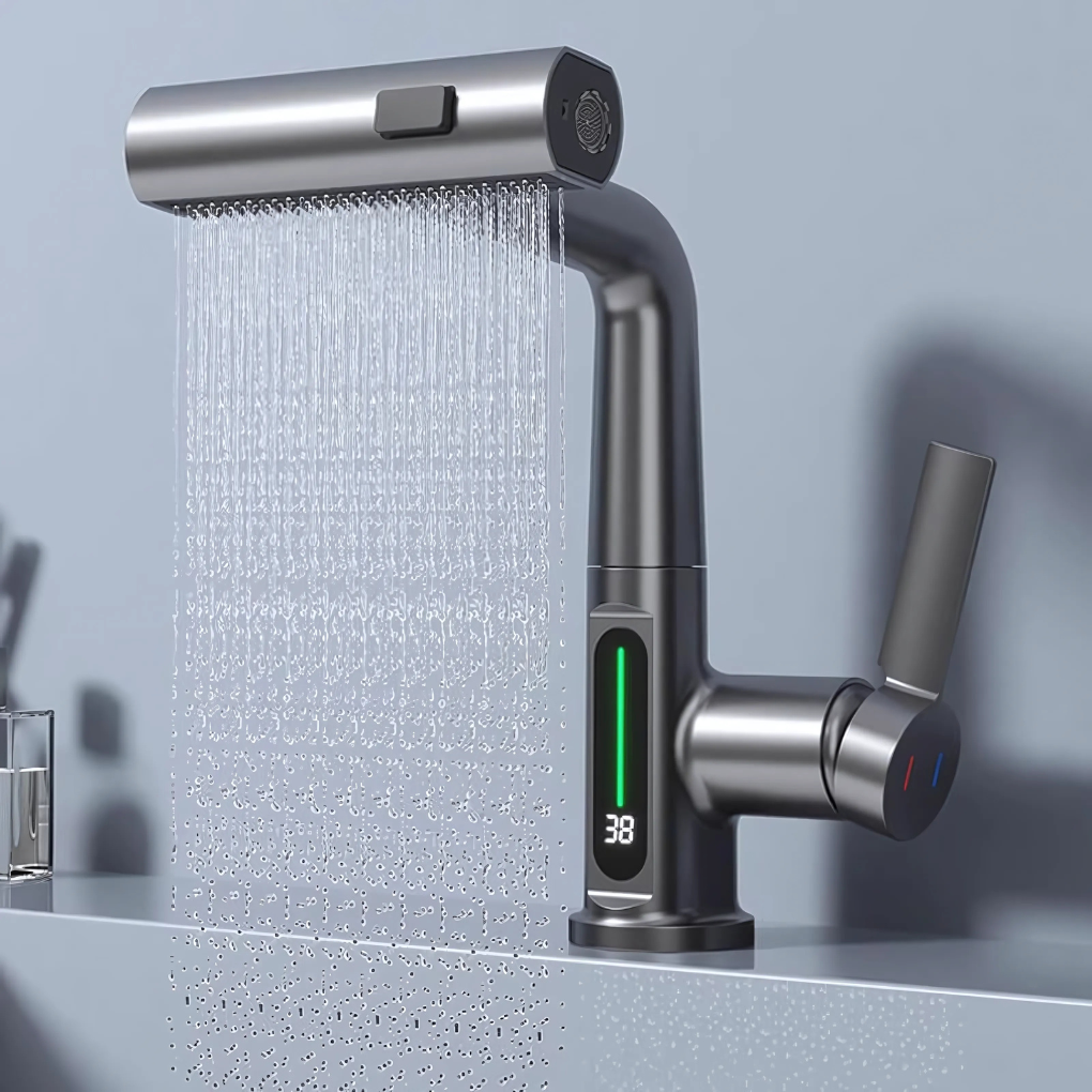 Flexible LED Faucet for Kitchen and Bathroom