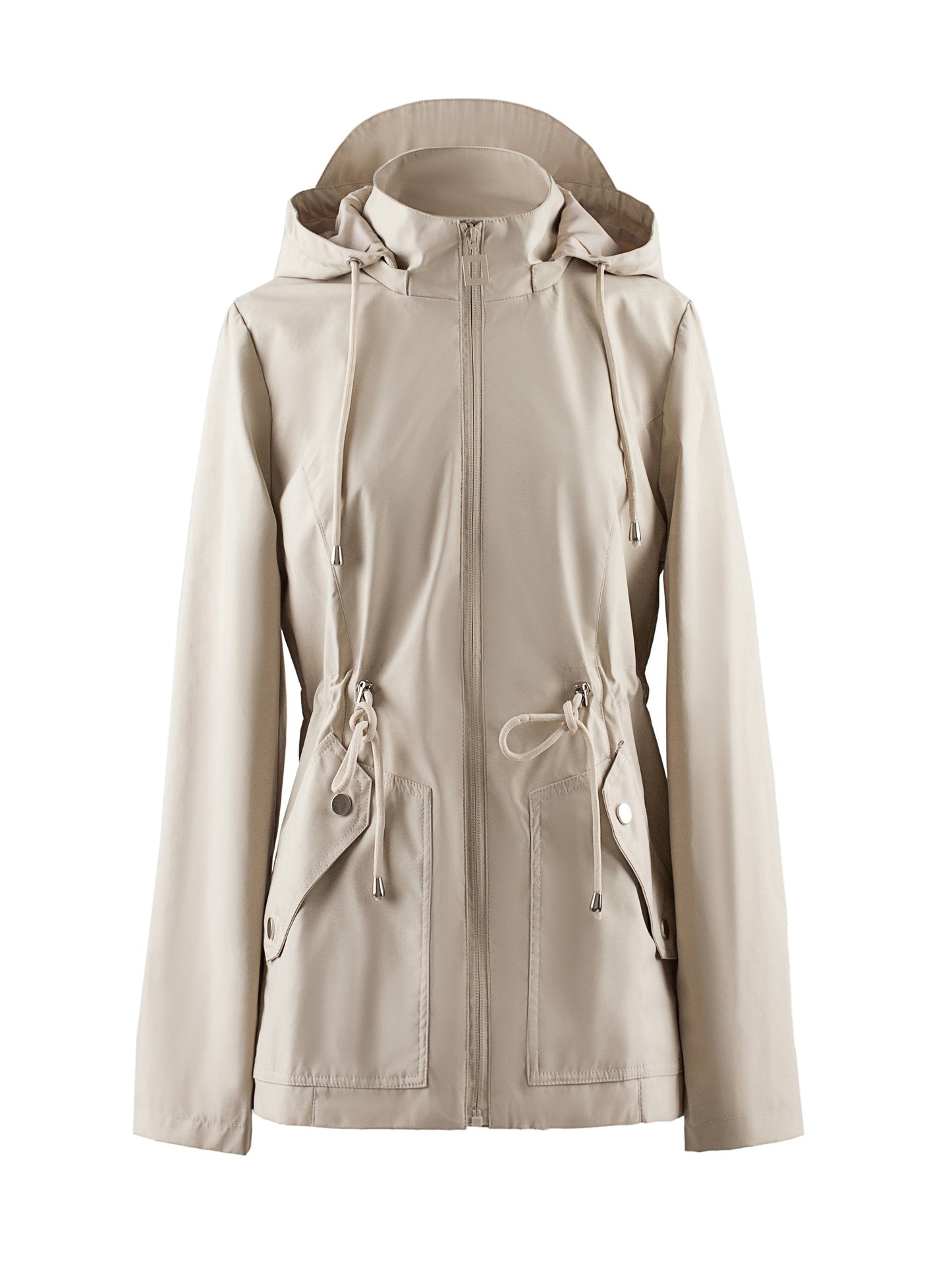 Floor | Waterproof Tailored Spring and Autumn Jacket with Hood