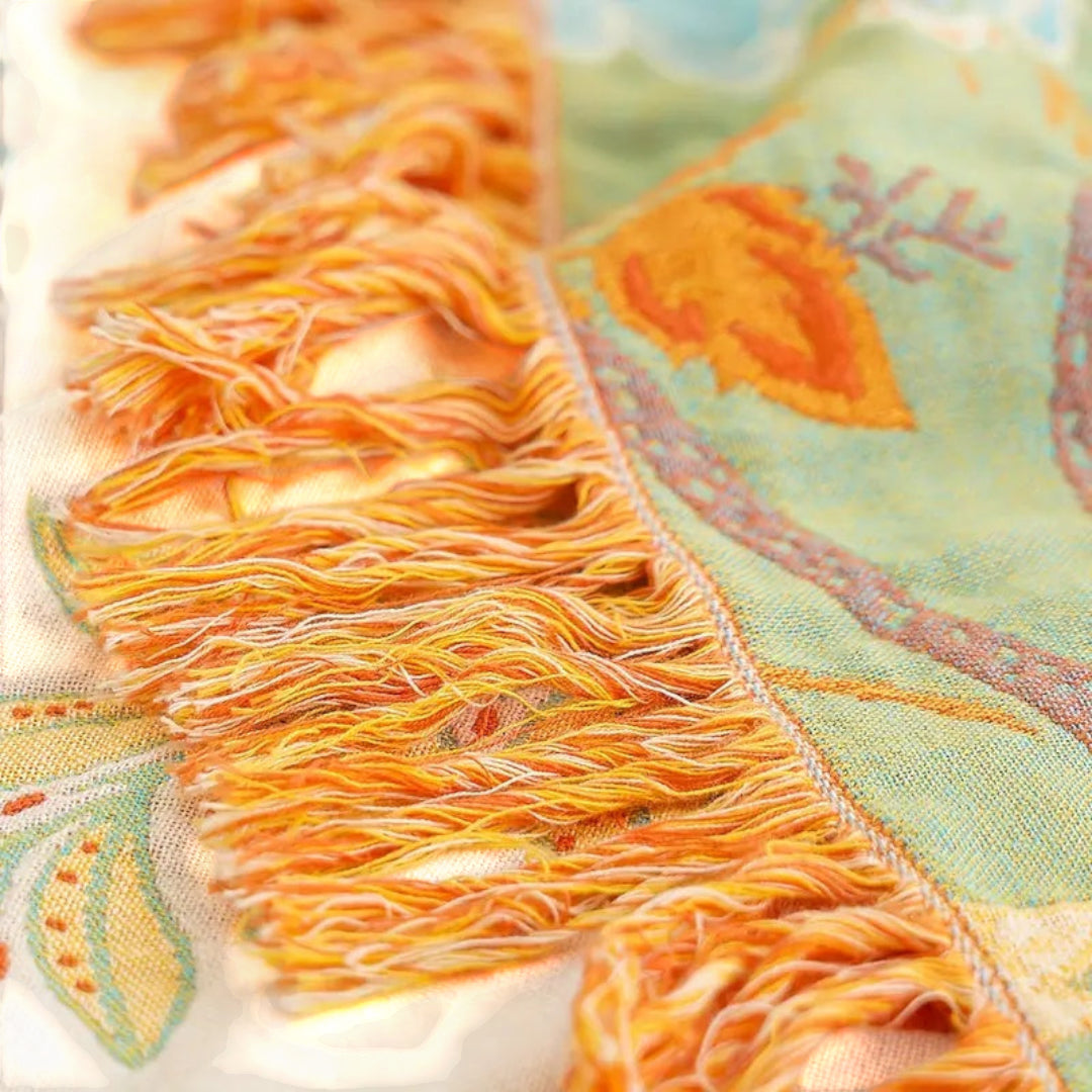 Floral Boho Throw Blanket | Summer