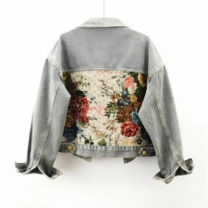 Floral Denim Jacket for Women - July