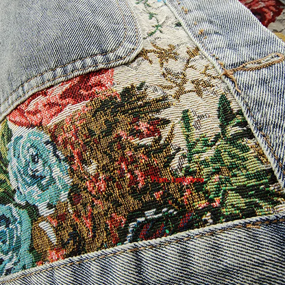 Floral Denim Jacket for Women - July