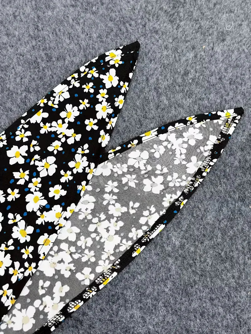 Floral Print Crop Top