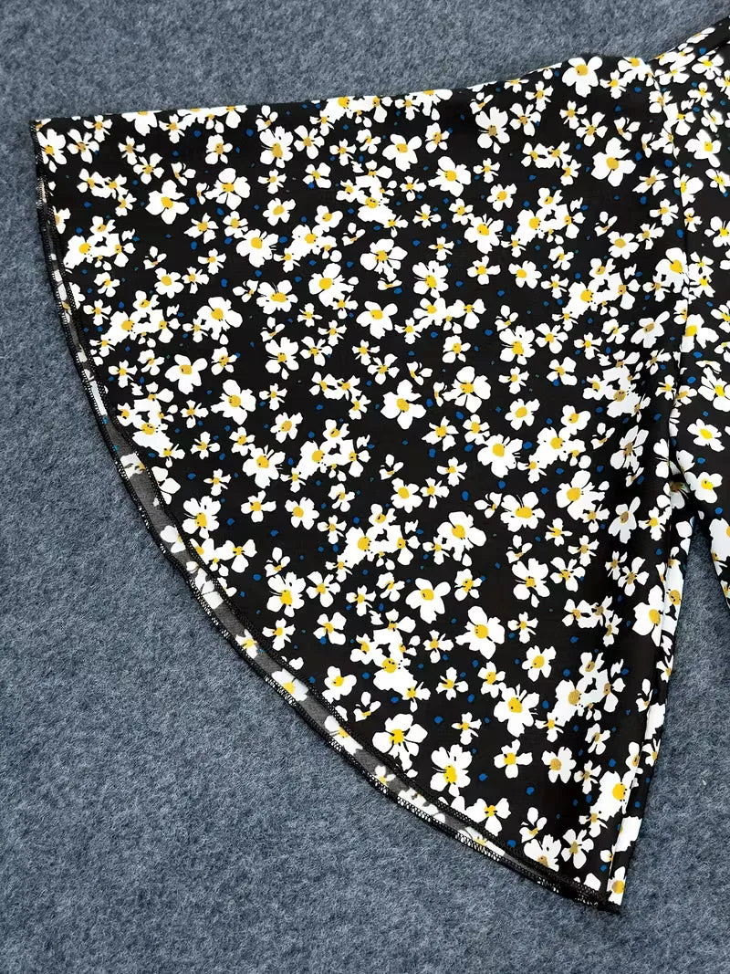 Floral Print Crop Top