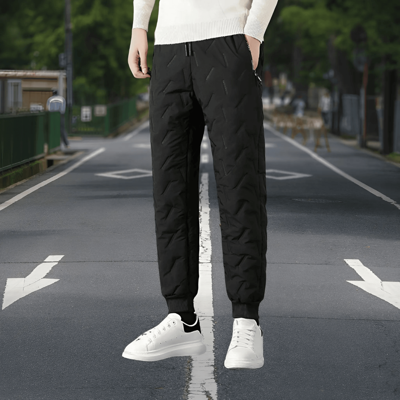 Flow - Water- and windproof thermal pants for men