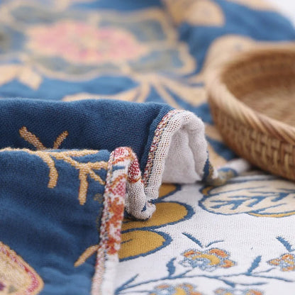 Flowers – Rustic Artistic Floral Blanket