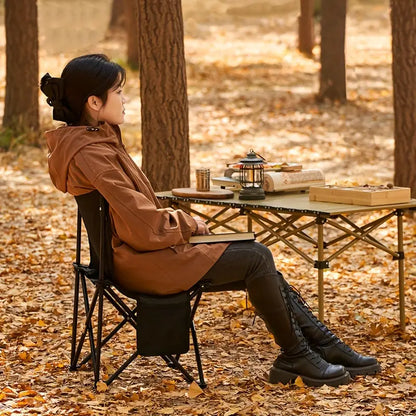 Foldable Outdoor Chair with Backrest