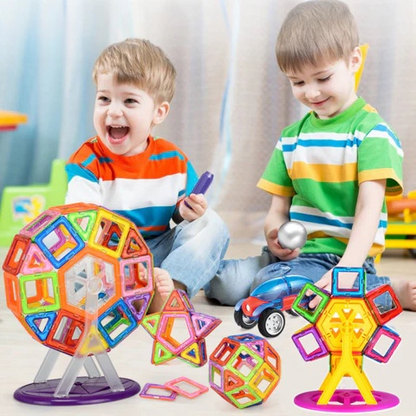 Set de construcción magnético de juguete - Desarrollo educativo - Juego creativo
