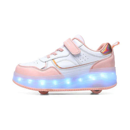 Roller sneakers with lights - sturdy and comfortable