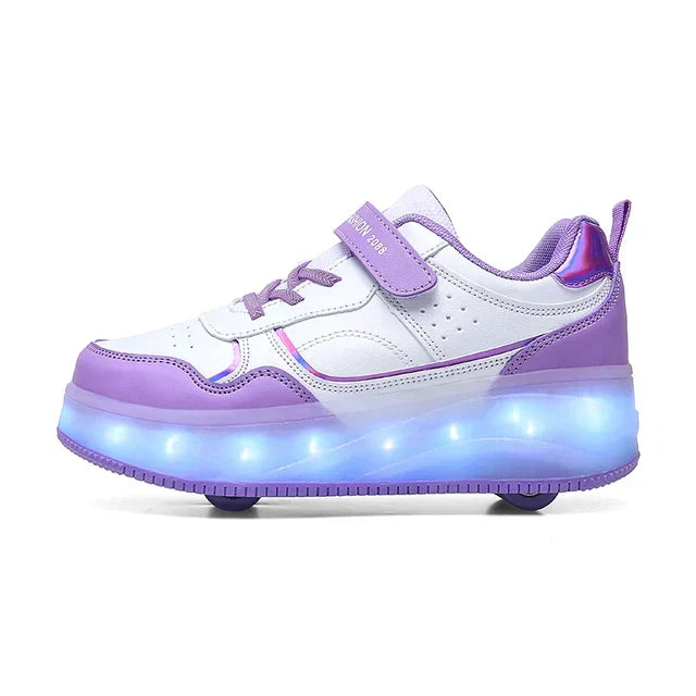 Roller sneakers with lights - sturdy and comfortable