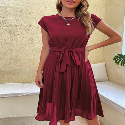 Pleated Summer Dress for Women