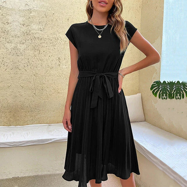 Pleated Summer Dress for Women