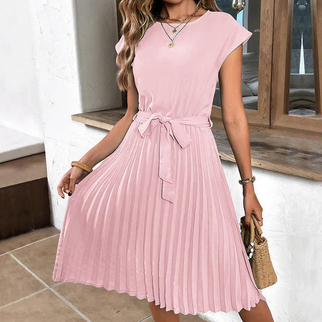 Pleated Summer Dress for Women