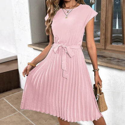 Pleated Summer Dress for Women