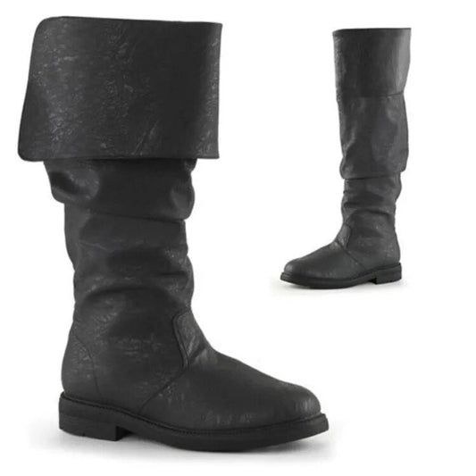 Frederik | High boots with denim print for men