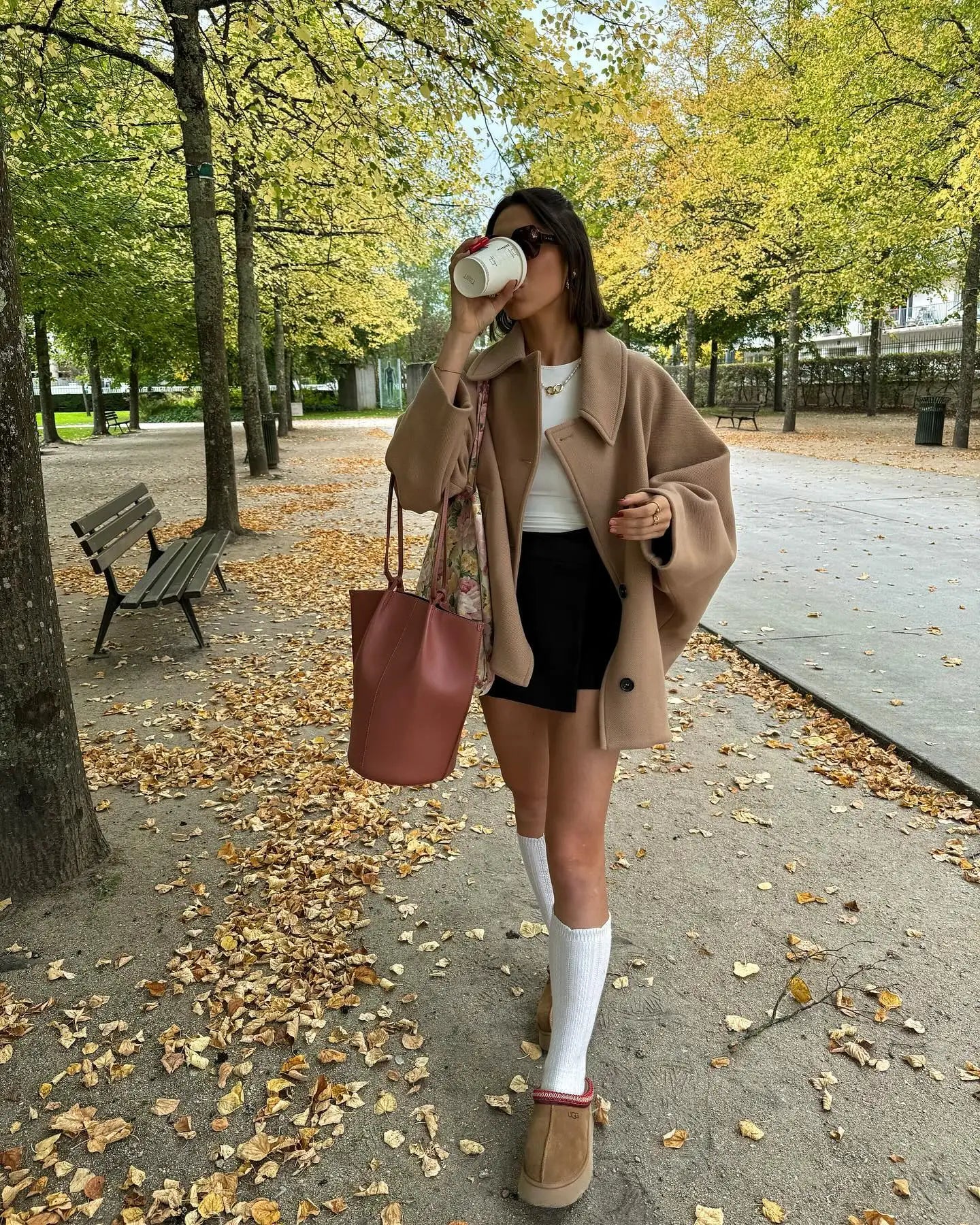 Frostine - Oversized Winter Coat with Large Buttons