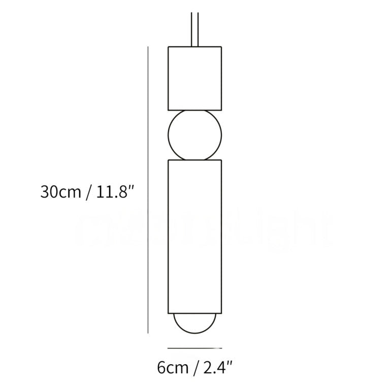 Nordic-Fulcrum-Pendelleuchte - minimalistisches Luxusdesign