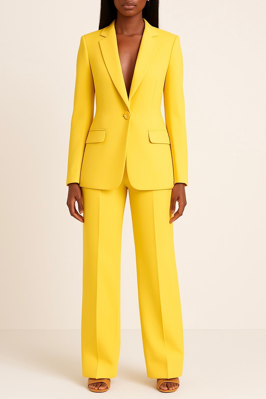 Completo elegante da donna con blazer lungo – Elegante e professionale