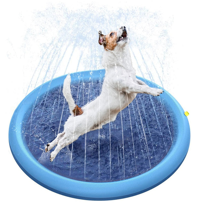 FunPETS - Water play mat for dogs foldable dog pool