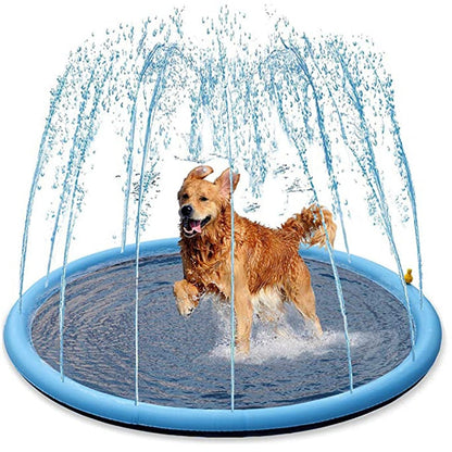FunPETS - Water play mat for dogs foldable dog pool