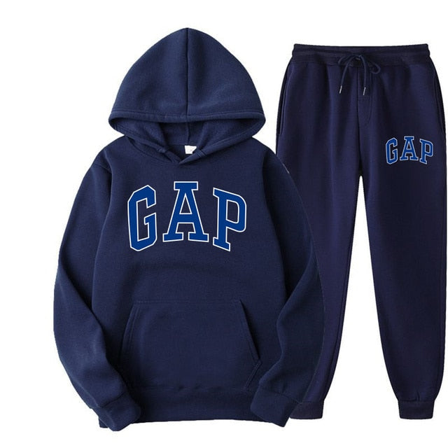 GAP | Modern and Comfortable Women's Jogging Suit with Hood and Text
