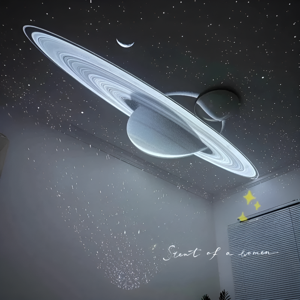 Galaxy projector with planetarium effects