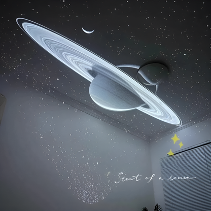 Galaxy projector with planetarium effects