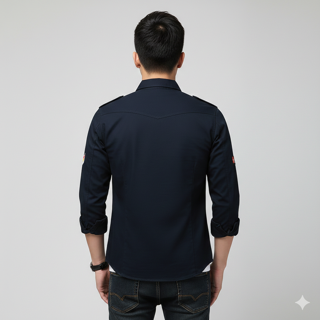 Men's Jacket - Military Design