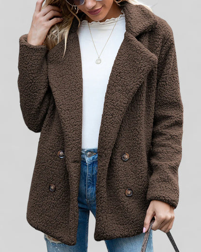 Genevieve – Elegant Soft Coat for Women