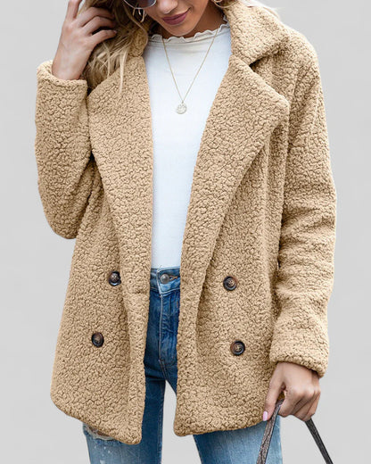 Genevieve – Elegant Soft Coat for Women