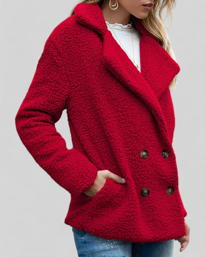 Genevieve – Elegant Soft Coat for Women