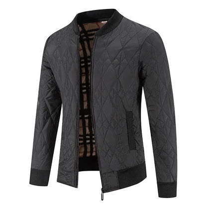 Hugo | Quilted Jacket with Zip and Round Neck