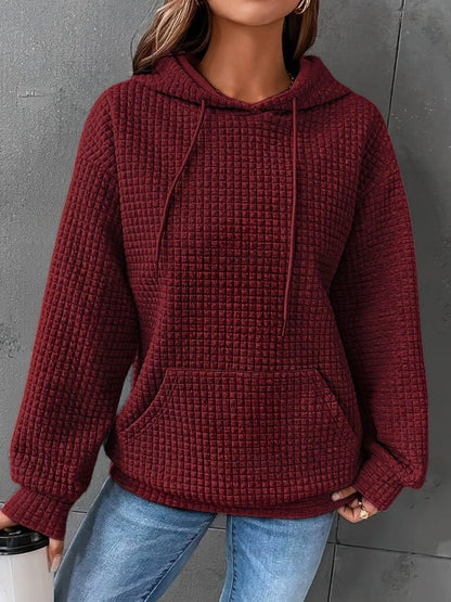 Warm Hoodie for Women Fleece Lined with Kangaroo Pocket