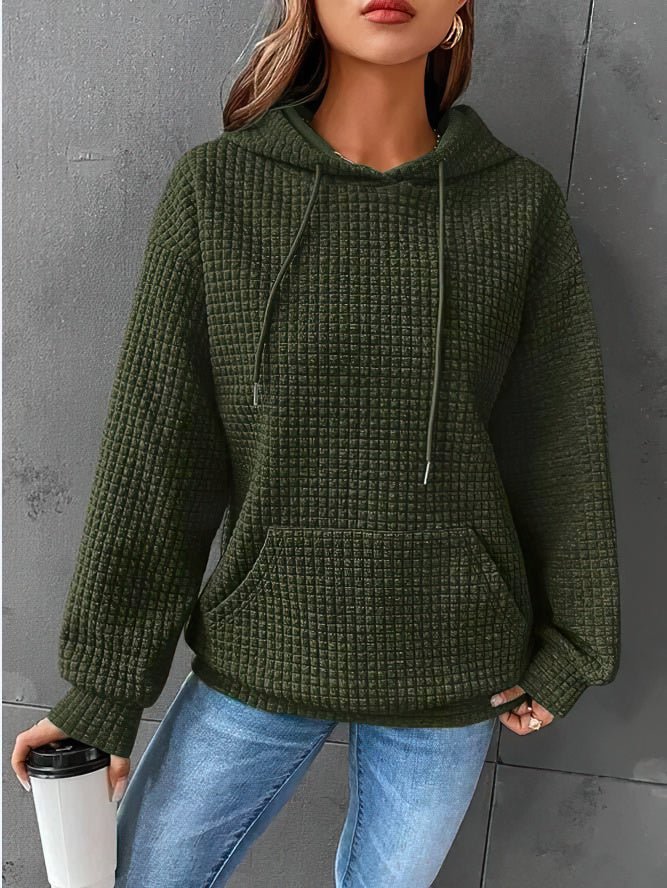 Warm Hoodie for Women Fleece Lined with Kangaroo Pocket