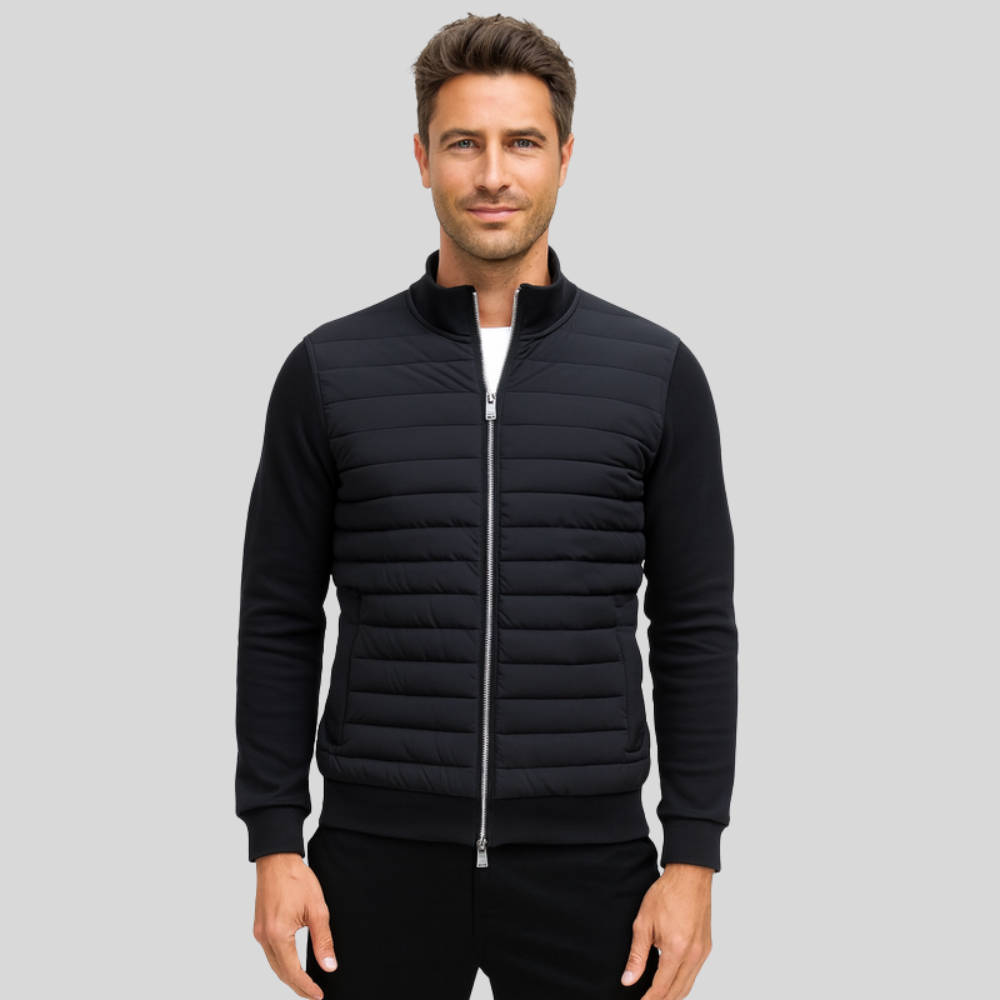 Veste matelassée pour homme avec fermeture éclair