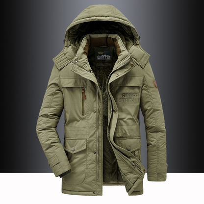 Veste matelassée avec capuche amovible