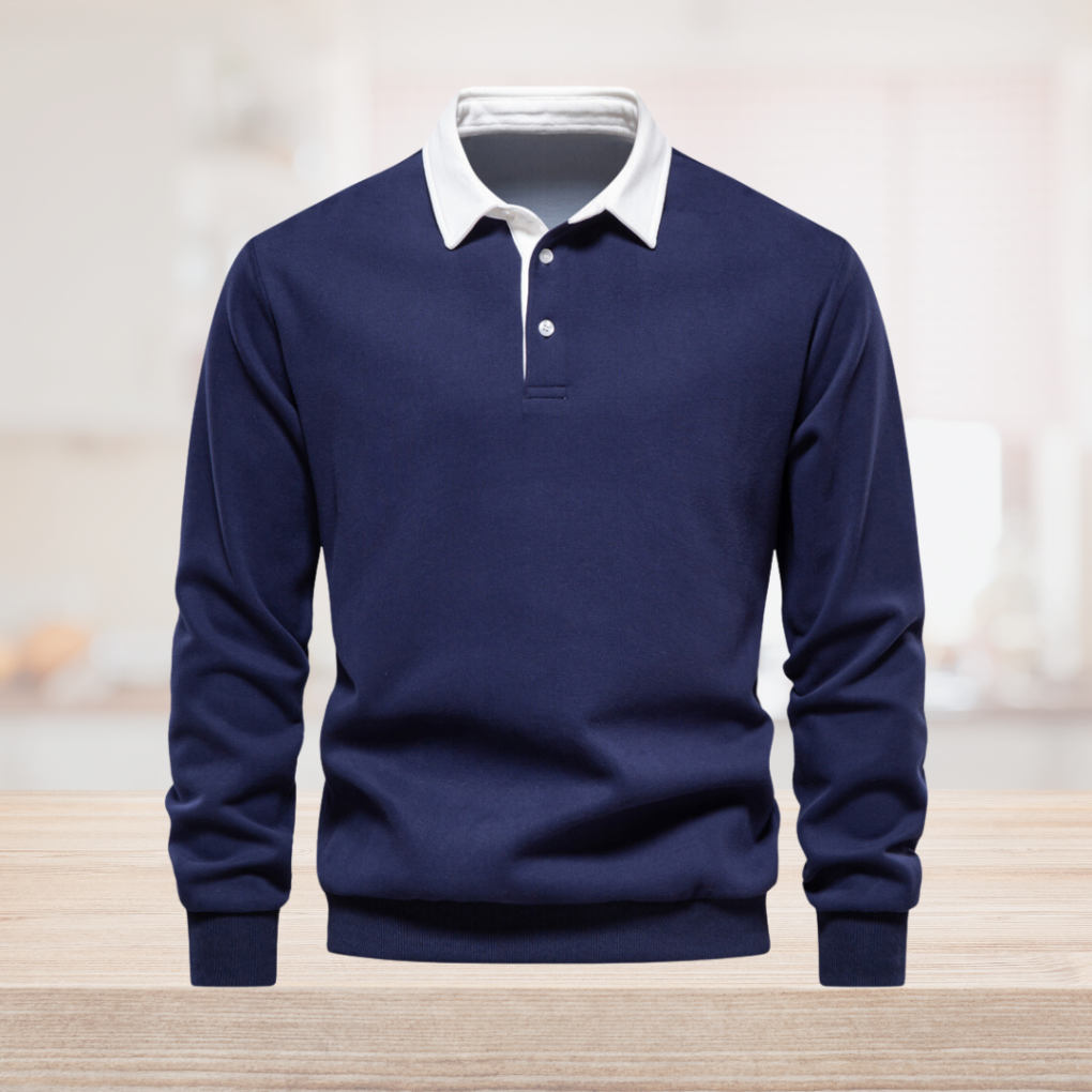 Men's Long Sleeve Polo Shirt