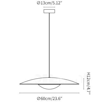 Nordic Ginger Pendant Lamp - Minimalist & Modern Design