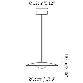 Nordic Ginger Pendant Lamp - Minimalist & Modern Design