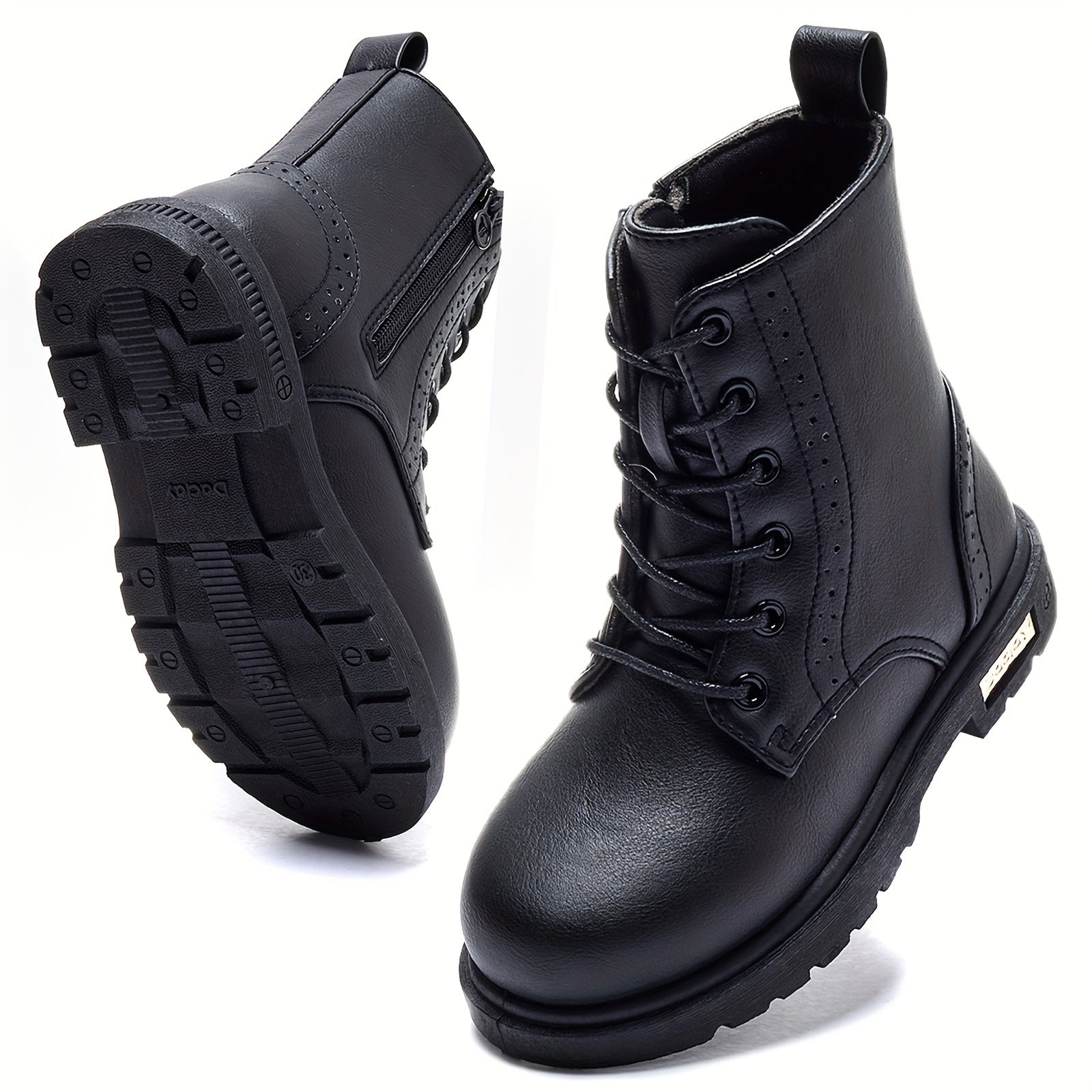 Girls' Colored Boots with Zipper Lightweight Boots for Autumn and Winter - Sevra