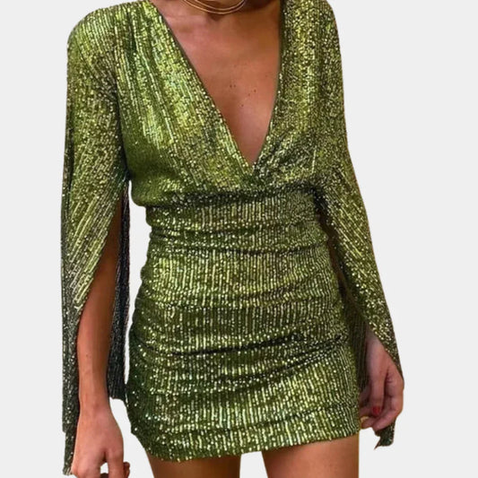 Glamour Dress with Subtle Sparkle and Elegant Fit