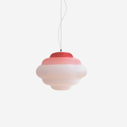 Lámpara colgante moderna con degradado de nubes - iluminación artística