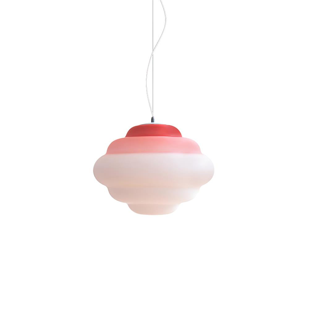 Lámpara colgante moderna con degradado de nubes - iluminación artística