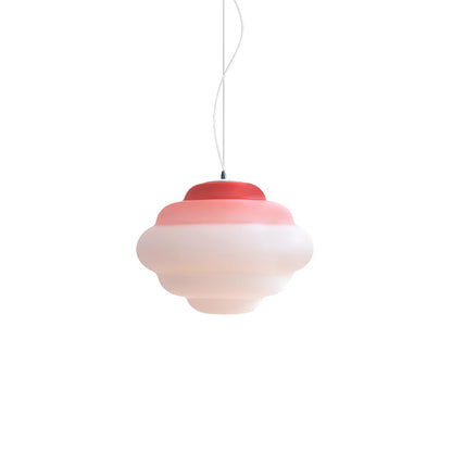 Lámpara colgante moderna con degradado de nubes - iluminación artística