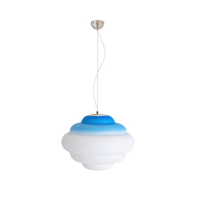 Lámpara colgante moderna con degradado de nubes - iluminación artística