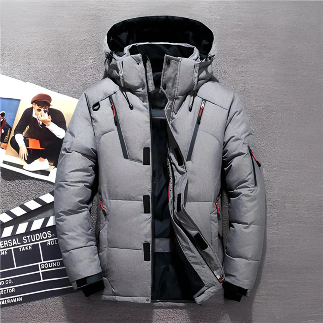 Men's Winter Jacket with Hood - Hans