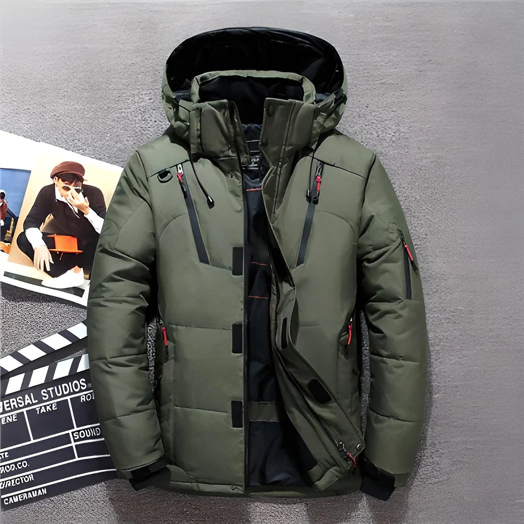 Men's Winter Jacket with Hood - Hans