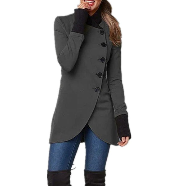 Chaqueta de mujer de longitud media para primavera y otoño