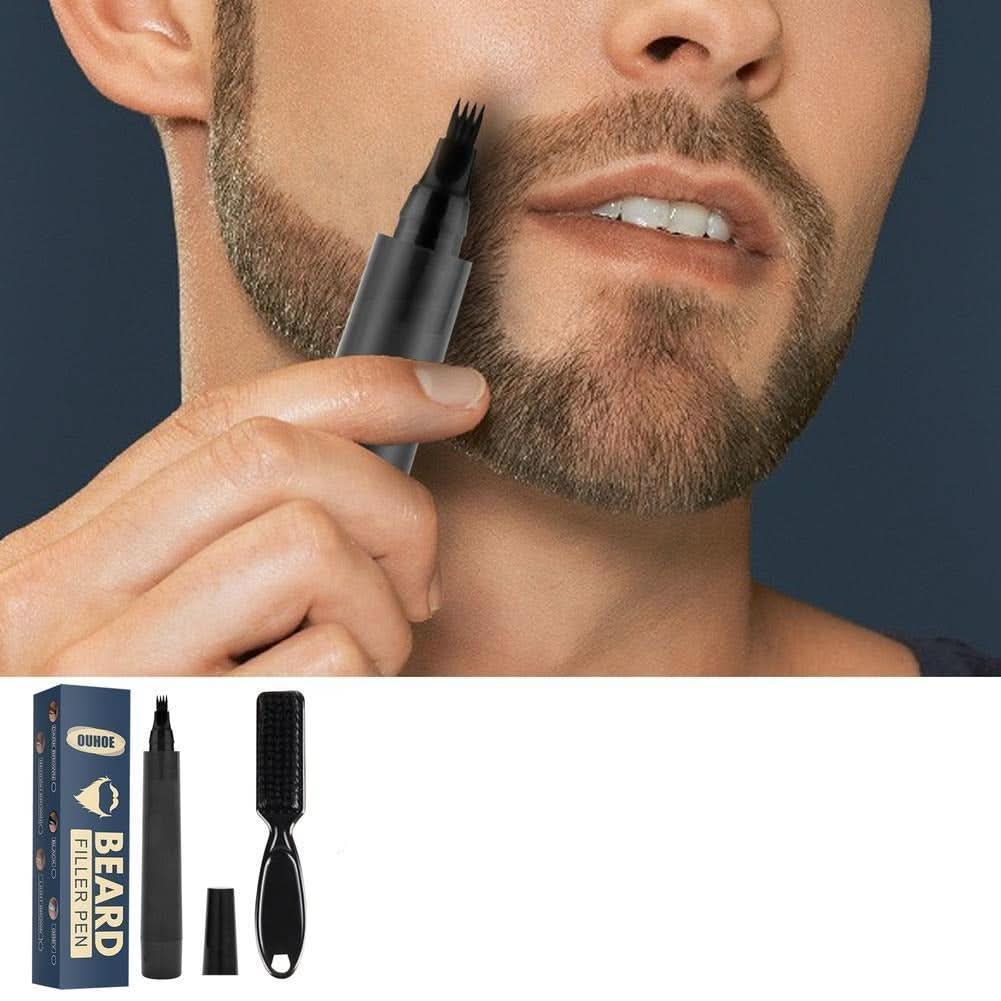 Conjunto para preencher a barba - Barba cuidada e mais cheia para todos os homens!