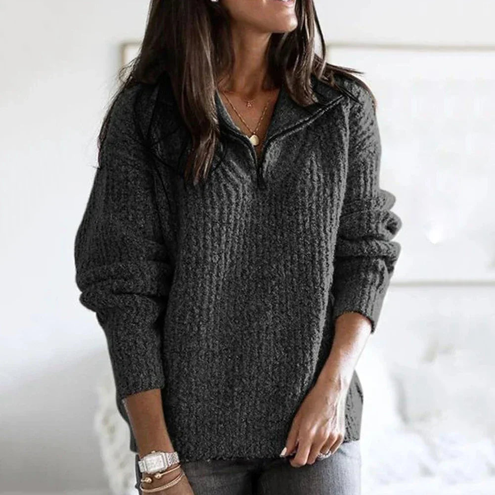 Women's Pullover with Half Zip
